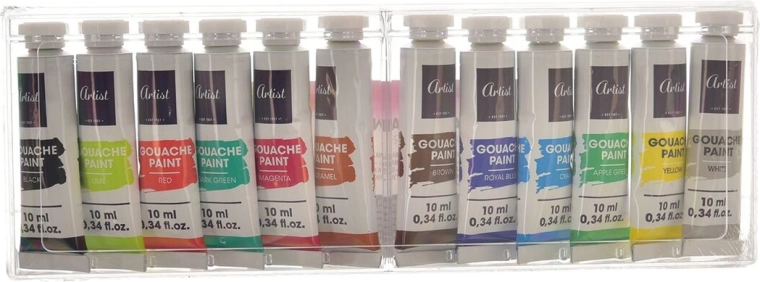 Acrylic paints set 12 × 10 cm