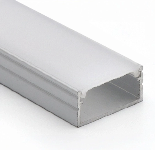 Solighti alumiiniumprofiil LED-ribadele piimja hajutiga, 1 m
