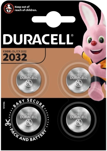 Duracell CR2032 Battery 4pcs