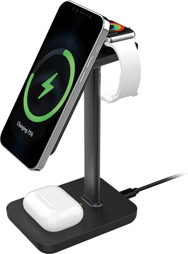 Qi2 ja MagSafe’i ühilduvus kiireks ja täpseks kinnitumiseks