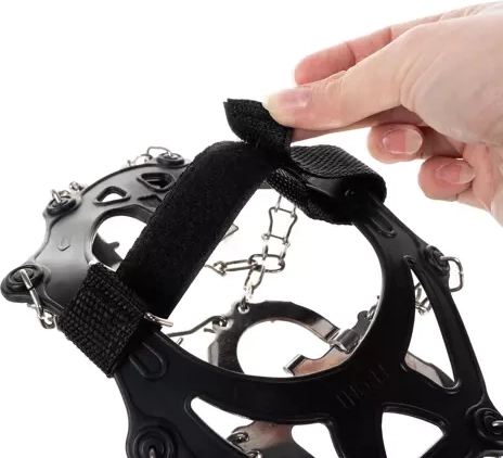 Secure fit: elastic TPE + hook-and-loop straps