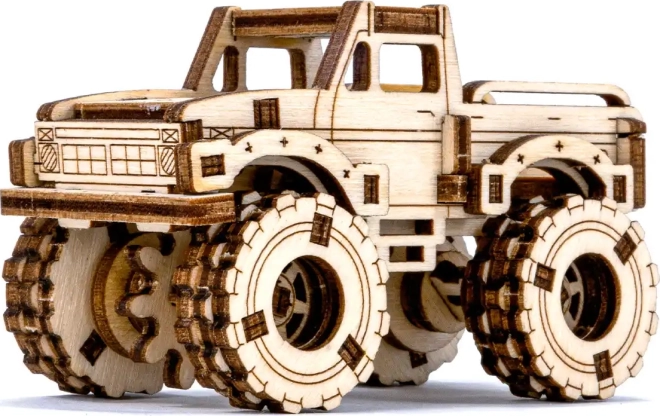 Puidust 3D-pusle Monster Truck – Mudel 4