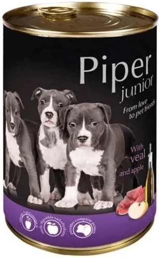 Piper Junior konserv kutsikatele – vasikaliha ja õun 400 g