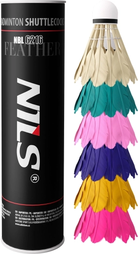 Sulgpallid NILS, multicolor, 6 tk