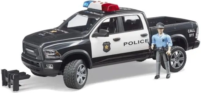 Police officer with complete equipment