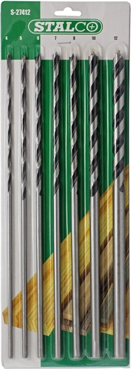 Puidupuuride komplekt 300 mm STALCO, 7 tk