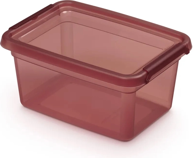 Basestore toidukarp kaane ja klambritega, Rhubarb, 1,5 l
