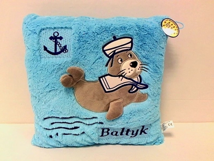 Dekoratiivpadi Bałtyk hüljes (foka), kahevärviline