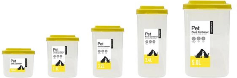 LOCK PET õhukindlate krõbinakarppide komplekt, 5 tk