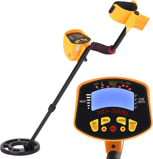 Metallidetektor LCD-ekraani ja taustvalgustusega MD-3010II