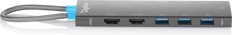 Two HDMI outputs for more workspace