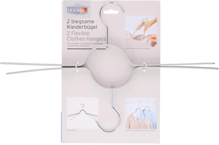Roostevabast terasest riidepuu Flexi, 2 tk komplekt