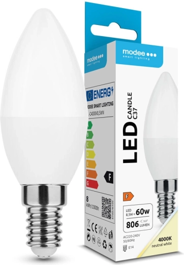 Modee LED küünal C37 8,5 W E14 806 lm neutraalne valge