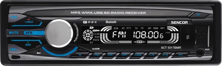 Car Radio SCT with Bluetooth and Microphone