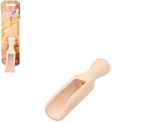 Wooden Scoop for Loose Ingredients 10 cm