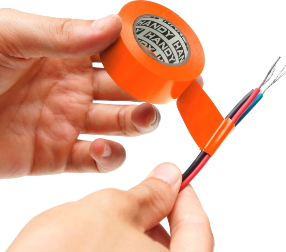 Orange PVC Insulation Tape 19 mm × 10 m