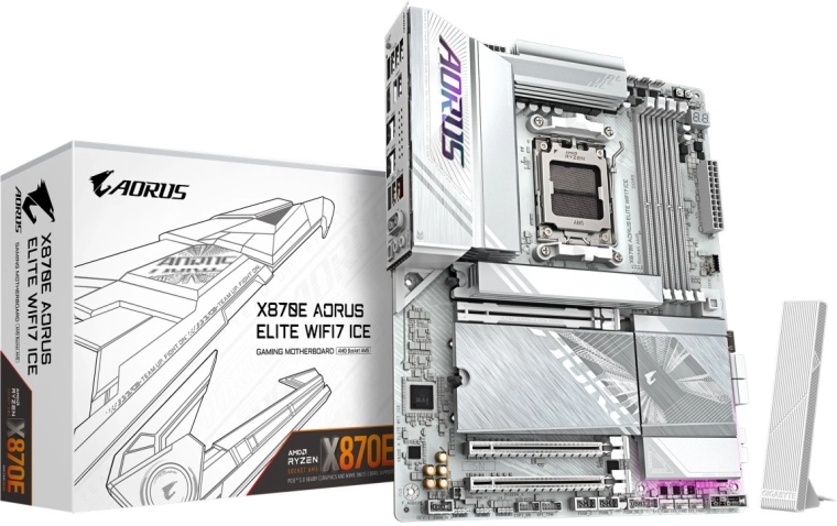 Gigabyte X870E AORUS ELITE WIFI7 ICE Motherboard