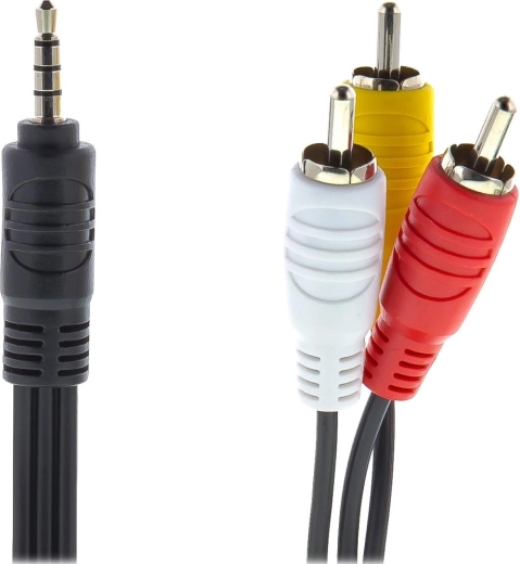 Sencor AV-kaabel 3,5 mm pistikust 3 × RCA-ni, 1,5 m