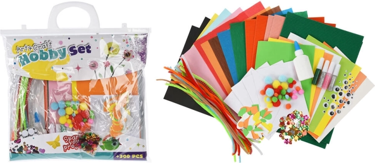Kreatiivkomplekt meisterdamiseks, mix 300 tk kotis