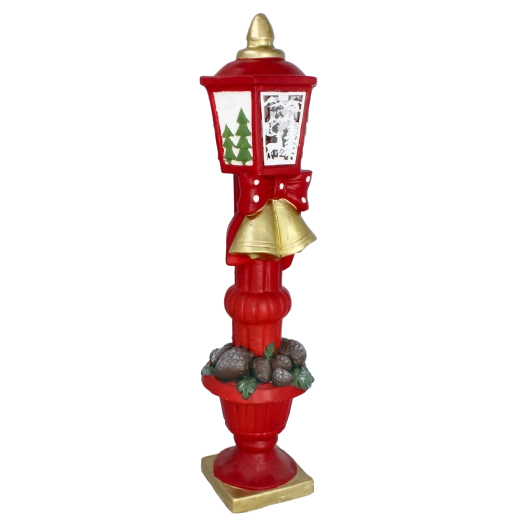 Jõuludekoratsioon latern vibu ja LED-valgustusega 70 cm - 1 tk