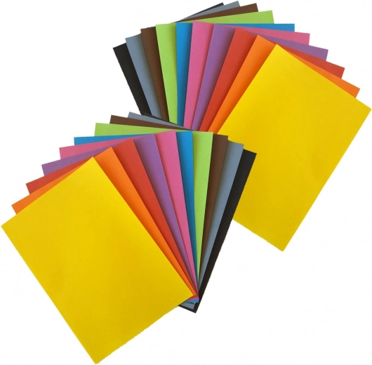 Colored A4 Paper – Set of 20 Sheets