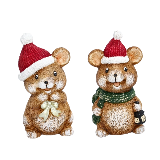 Jõulukaunistusena hamstrifiguur – 1 tk