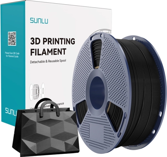 Sunlu TPU Silk filament black 1.75 mm 1 kg