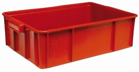 Plastist lihakast 60 × 40 × 17 cm, kandevõime 15 kg