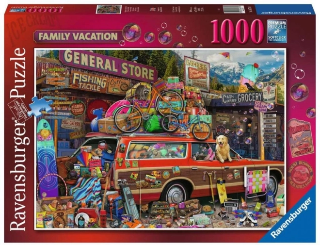 2D pusle 1000 tükki Perepuhkus RAVENSBURGER