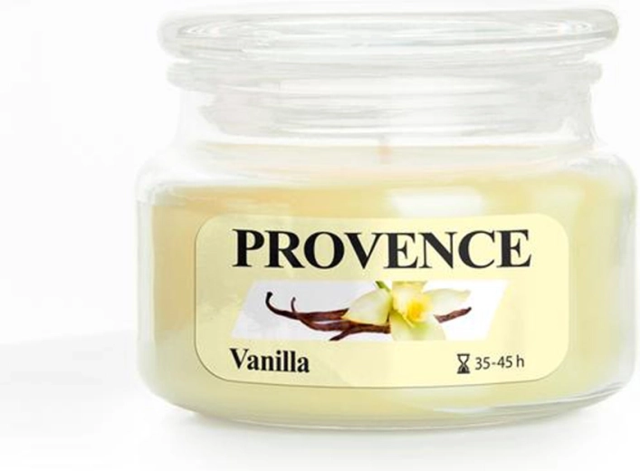 Lõhnaküünal klaasis PROVENCE vanill 45 tundi