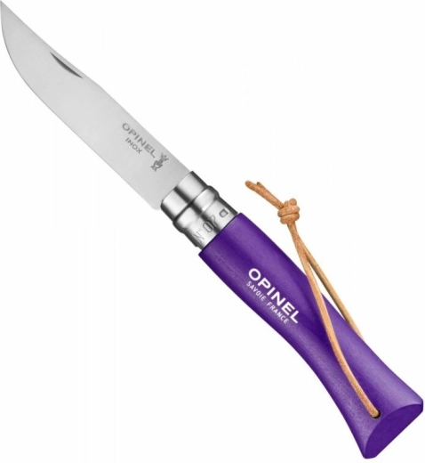 Taskunuga OPINEL N°07 Trekking, lilla, pöögipuit, 8 cm