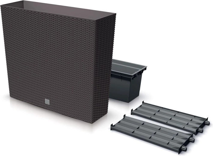 Kõrge lillekast Rato Case eemaldatava sisuga, umbra, 77 cm