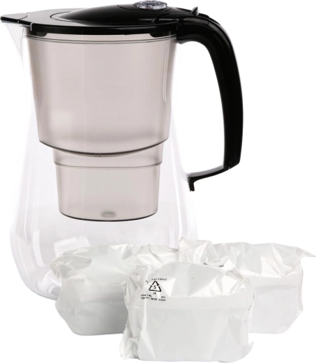 Filtrikann Onyx 4,2 l must + 3× magneesiumiga filtrikassett