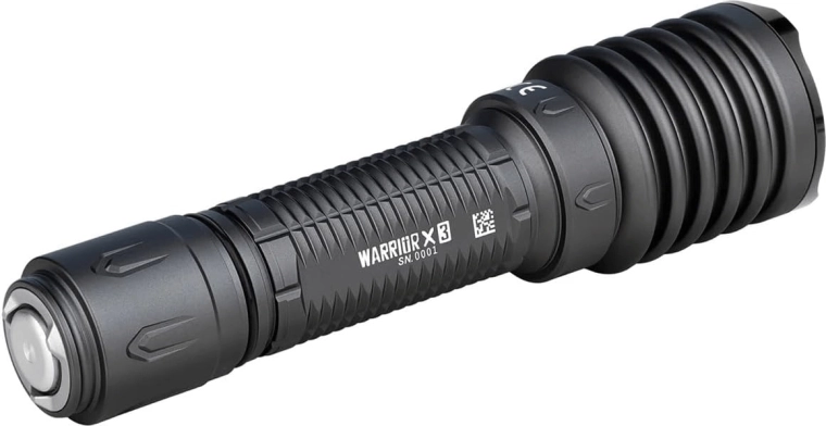 Taktikaline taskulamp OLIGHT Warrior X 3 Gunmetal Grey – piiratud väljaanne