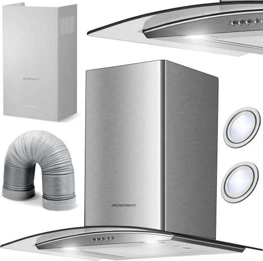 Korstnatüüpi köögi õhupuhasti 60 cm BERDSEN BT-202 Inox