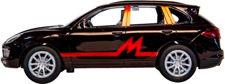 Kiire punase graafikaga kaugjuhitav auto