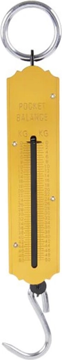 Portable spring scale up to 50 kg