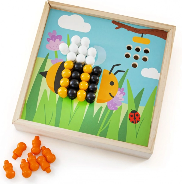 Bigjigs Toys puidust mosaiik Aed