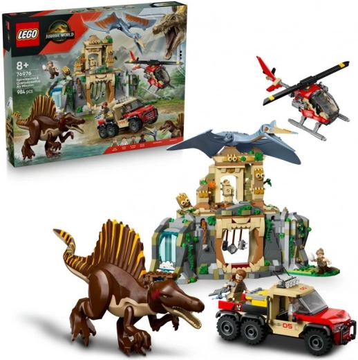 LEGO® Jurassic World 76976 Õhumissioon spinosauruse ja quetzalcoatlus’ega