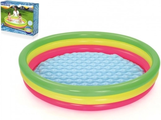 Täispuhutav lastebassein BESTWAY 152 cm – vikerkaarne