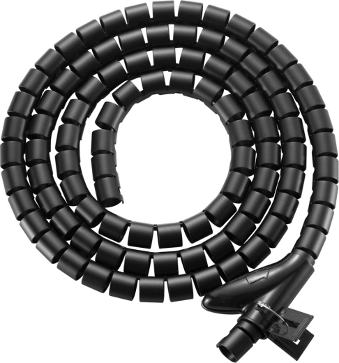 Maclean kaablite korrastaja MCTV-899, must, 1 m