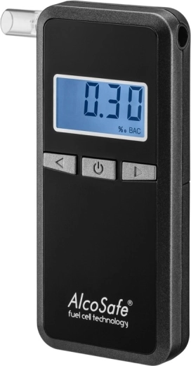 Electrochemical breathalyzer AlcoSafe F8 Black