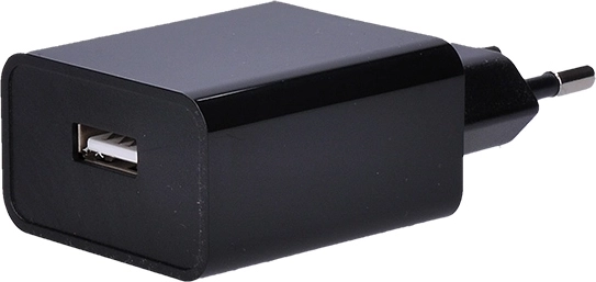Solight USB laadimisadapter 1× USB 2,4 A must