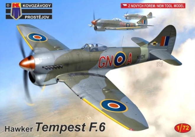 Tempest F.6 lennuki mudel mõõtkavas 1/72