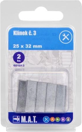 Puidust kiil kirvevarrele nr 3, 25 × 32 mm (2 tk)