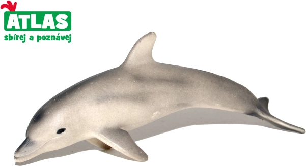 Käsitsi maalitud delfiini figuur 11 cm