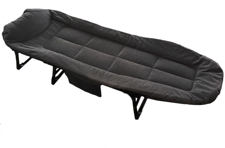 Sunwaal folding camping lounger green