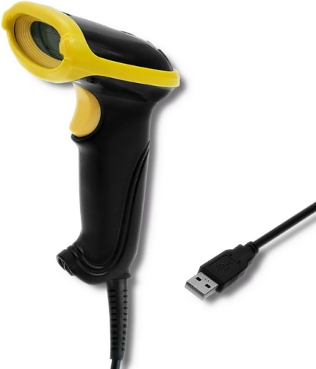 Barcode Scanner 1D and 2D USB Black