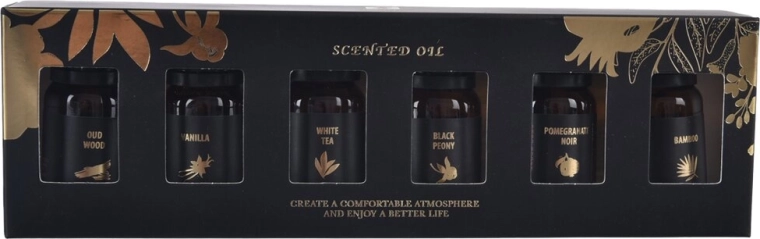 Eeterlike õlide kinkekomplekt Black 6×10 ml