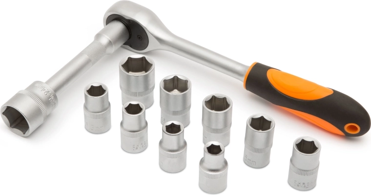 Padrunvõtmete komplekt narrega 1/2", 12 tk
